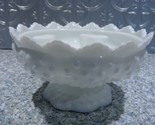 Vintage Fenton White Hobnail Candle Bowl - $26.99