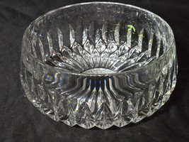 GORHAM 7.5&quot; German Crystal Bowl ALTHEA CUT - Full Lead Crystal 1982 - 1988 - $22.78