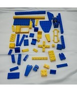 Lot Of (40+) Vintage Lego Blue And Yellow Bits And Pieces - $20.36 CAD