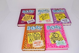 Mixed Lot Of 5 Dork Diaries Hardcover Books: Volumes 1, 4, 8, 9, &amp; 10 - $12.86