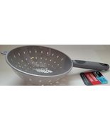 Kitchen Colander Strainer Gray Plastic 7" Basket 5" Handle Colanders - $3.46