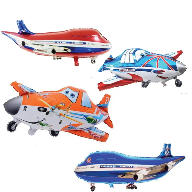 Inflatables New Gifts Aircraft Cartoon Special Shaped Aluminum Foil Children Toy - £11.10 GBP