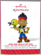 Jake &amp; Skully Set Sail 2014 Hallmark Christmas Ornament NIB Disney Pirates - £9.83 GBP