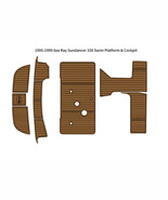 1995-1999 Sea Ray Sundancer 330 Swim Platform Cockpit Pad Boat EVA Teak ... - $1,099.00
