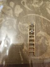 Mary Kay Goldtone Ladder to Success 2 Sapphire Rhinestone Star Brooch Pi... - $18.80