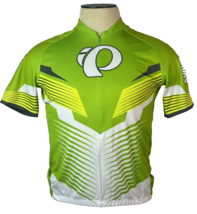 Pearl iZumi Cycling / Biking Jersey Men Size Medium Short Sleeve Neon Green - £9.48 GBP