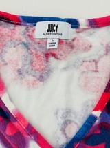 Juicy Couture Front Tie All Over Floral Terry Cloth Tank ( S ) - £50.59 GBP