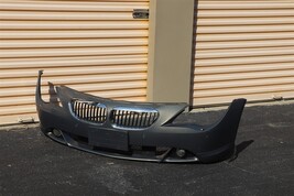 04-06 BMW e63 e64 650i 640Ci NON-M Front Bumper Cover w/ Park Sensors image 14
