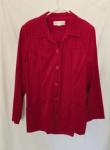 Norton McNaughton Red Jacket Long Skirt 2-piece Set Women&#39;s Size 14 - £19.15 GBP