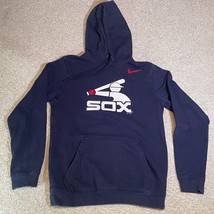 Chicago White Sox MLB Men&#39;s Nike Graphic Hoodie Sweatshirt Retro Logo Small - £23.97 GBP