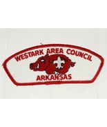 Vintage BSA Boy Scout Scouting Council Patch Westark Area ARKANSAS Razor... - $9.65