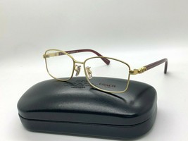 NEW Authentic Coach Eyeglasses HC 5083B 9277 SATIN GOLD/CHERRY 51-14-135... - $58.17