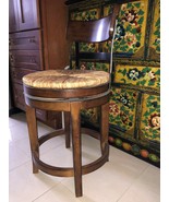 Ballard Designs Marguerite Wood Swivel Desk Counter Stool Chair Original... - £117.99 GBP