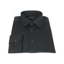 Mens Mondego 100% Cotton Dress Formal Classic shirt Long Sleeves sn300 black New image 5