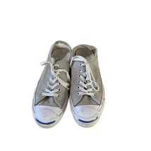 Converse Jack Purcell Womens Size 5.5 Mens Size 4 Gray Leather Sneaker S... - £22.92 GBP