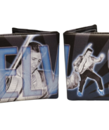 Elvis Presley bi fold Blue suede shoes wallet E8897 - $17.99