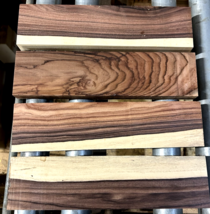4 BEAUTIFUL PIECES SAPPY KILN DRIED BOLIVIAN ROSEWOOD 12 X 3&quot; X 3/4&quot; WOO... - $34.60