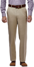 Haggar Men&#39;s Straight Fit Premium No Iron Dress Pants(Khaki, 30Wx29L) - £31.15 GBP
