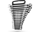 16-Piece Reversible Ratcheting Wrench Set with Lock-In Rack - $160.45
