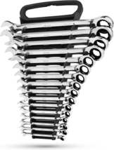 16-Piece Reversible Ratcheting Wrench Set with Lock-In Rack - $160.45