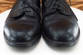 DOCKERS Shoes Sz 11.5 M Black Derby Oxfords Leather Men 0902214 - £31.06 GBP