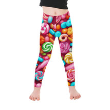 NEW! Babies, Toddlers, Lil Girls Printed Leggings Candy Mountain 2! 2T-6X - £21.52 GBP