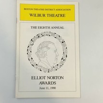 1990 Wilbur Theatre The Eight Annual Elliot Norton Awards - £15.12 GBP