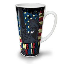 American Freedom Flag NEW White Tea Coffee Latte Mug 12 17 oz | Wellcoda - £18.34 GBP+