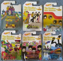 Hot Wheels The Beatles Yellow Submarine 5OTH Anniversary Set Of 6 - £39.56 GBP