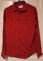 Ralph Lauren Denim &amp; Supply Button Shirt Mens M Red Floral Regular Fit - $18.43