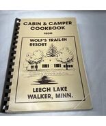 Vintage Cookbook Spiral Wolf’s Trail In Resort Leech Lake Walker MN Reci... - $55.76 CAD
