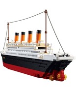 Building Bricks for Titanic 1021 Pieces Block Model Kit Team Building Sk... - £51.35 GBP