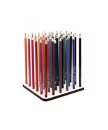 Handmade Wooden Pencil Storage for 36 Pencils, Laser-Cut Modern Organize... - $411.84 MXN