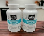 2x 365 Whole Foods Market Magnesium Glycinate 400mg 90 Tablets Each EXP ... - £23.11 GBP