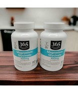 2x 365 Whole Foods Market Magnesium Glycinate 400mg 90 Tablets Each EXP ... - £23.42 GBP
