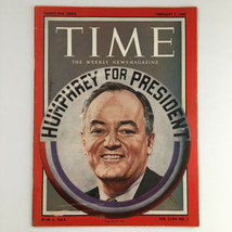 Time Magazine February 1 1960 Hubert Humphrey for President No Label - £37.36 GBP