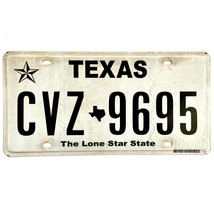 Untagged United States Texas Lone Star State Passenger License Plate CVZ... - $16.82