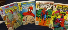 4) CLASSIC MARVEL SPECTACULAR SPIDER-MAN COVERS 180,185,195, 196, MT,  f... - $29.99