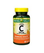 Spring Valley Vitamin C Chewable Tablets 500 mg, 60 Count ~ Exp 09/2026 - $184.76 MXN