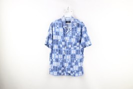 Nat Nast Luxury Originals Mens Medium Silk Blend Collared Hawaiian Butto... - $44.50