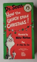 Dr. Seuss How the Grinch Stole Christmas (VHS, 1997) - £6.23 GBP