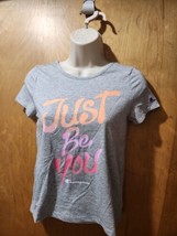 NWOTs Champion Girls Champion Ombre &quot;Just Be You&quot; Casual T-Shirt Size 14... - $9.90