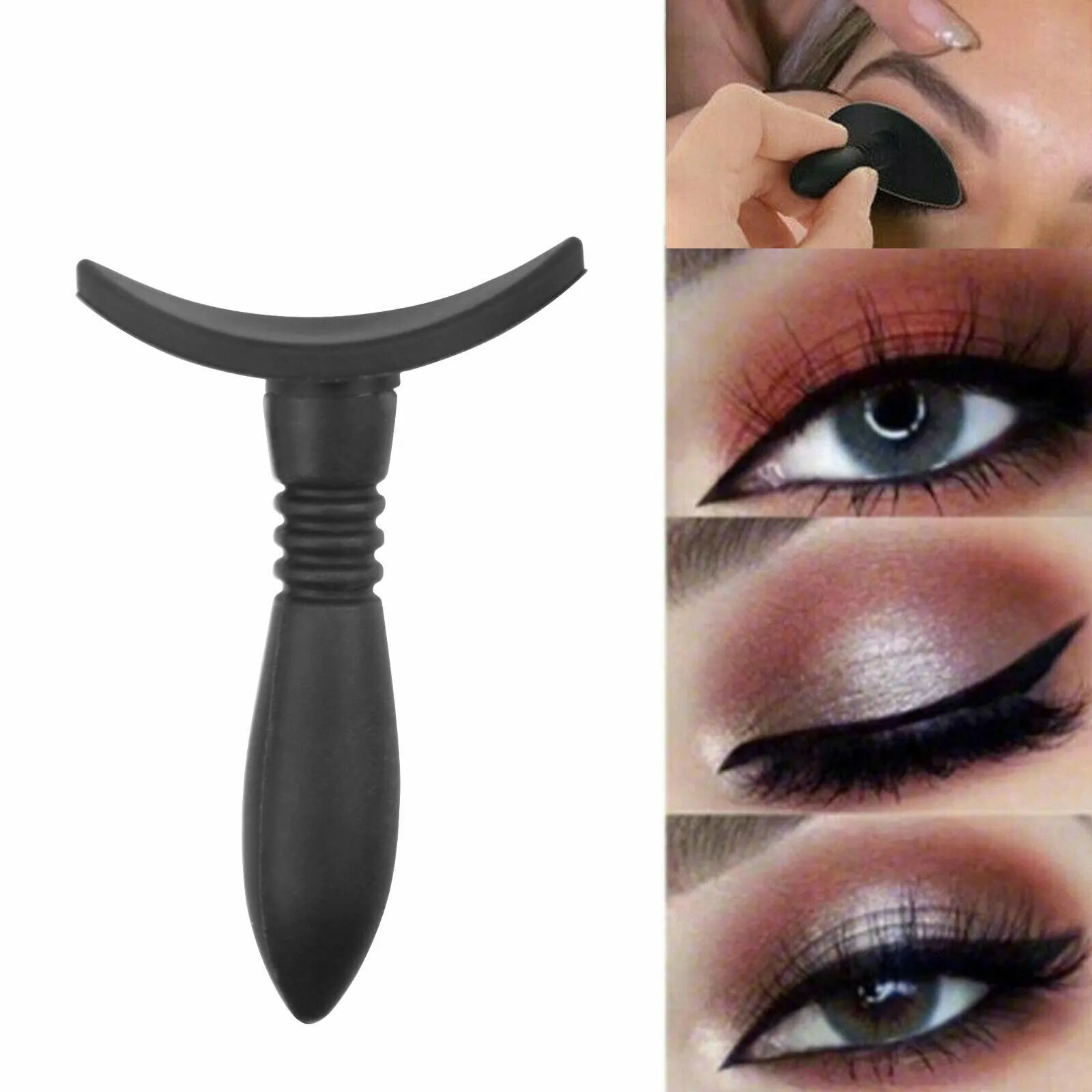 Women Lazy Eyeshadow Silicon Stamp Magic Cut Crease Cat Eye Contour Supplies US - £11.75 GBP