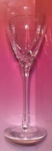 Lenox Sea Swirl Clear Cut Glass Crystal Wine Goblet - $19.11