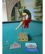 DISNEY ENESCO ORNAMENT TRINKET BOX GOOD TIDINGS TO ALL WHO BELIEVE ORIG - $2,341.40 MXN