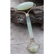 Jade Facial Massager Face Massage Roller~Beautiful Jade Stone Facial Roller New - £16.02 GBP