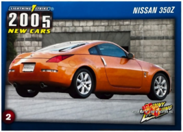  RARE TRADING CARD ORANGE NISSAN 350Z Z-33 Z CAR FAIRLADY GREAT GIFT - $2.98