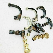 SET Of 10 Designer Solid Brass head Antique Style Handle For Walking Sti... - $90.55