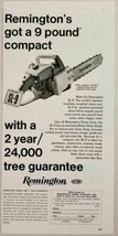 1967 Print Ad Remington SL-9 Chain Saws Park Forest,Illinois - $11.57