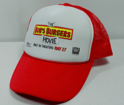The Bob&#39;s Burgers Movie White Red Trucker Hat Cap Mesh Back Snapback OTTO - £13.63 GBP